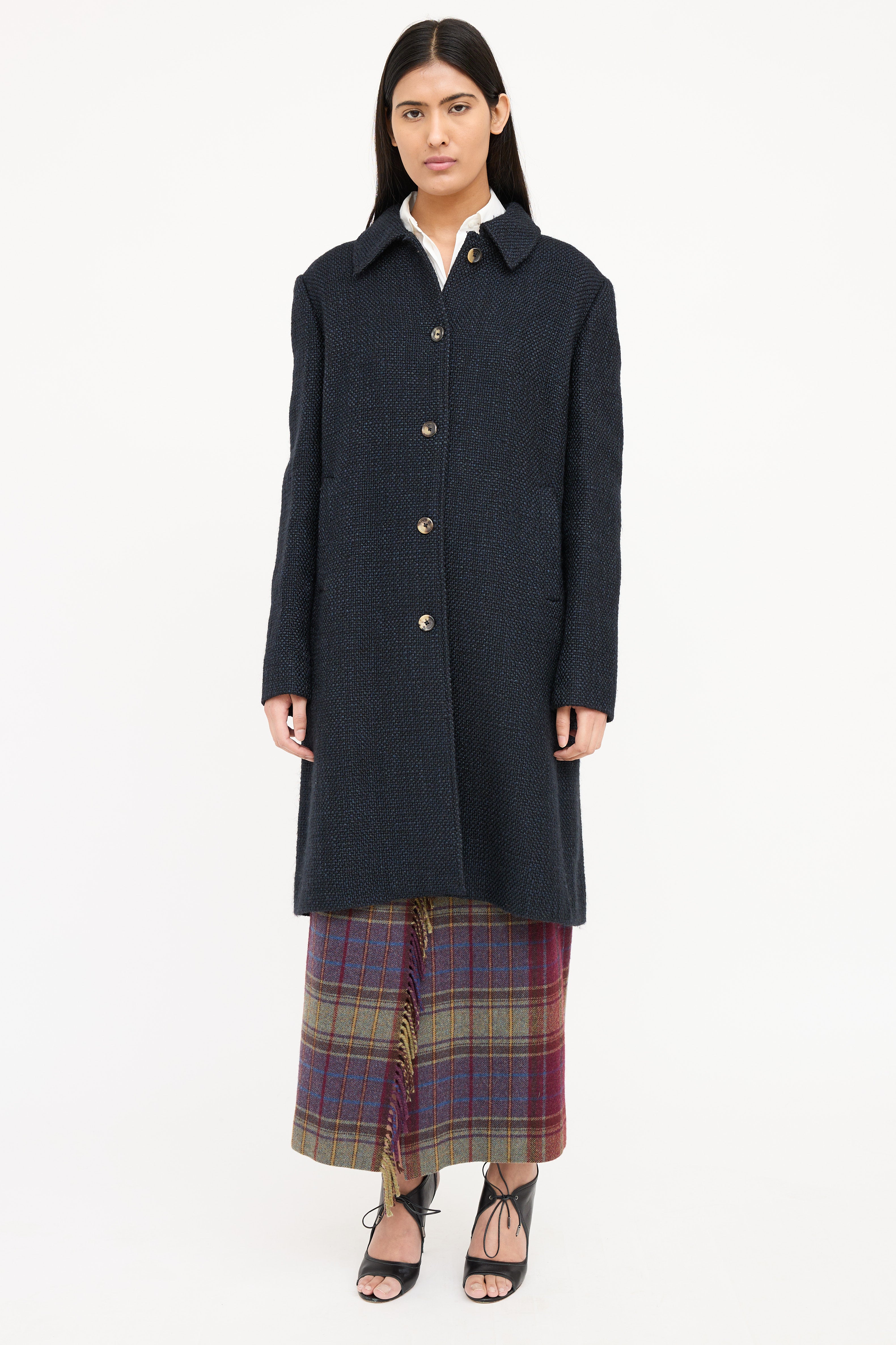 Burberry Wool Blend Coat