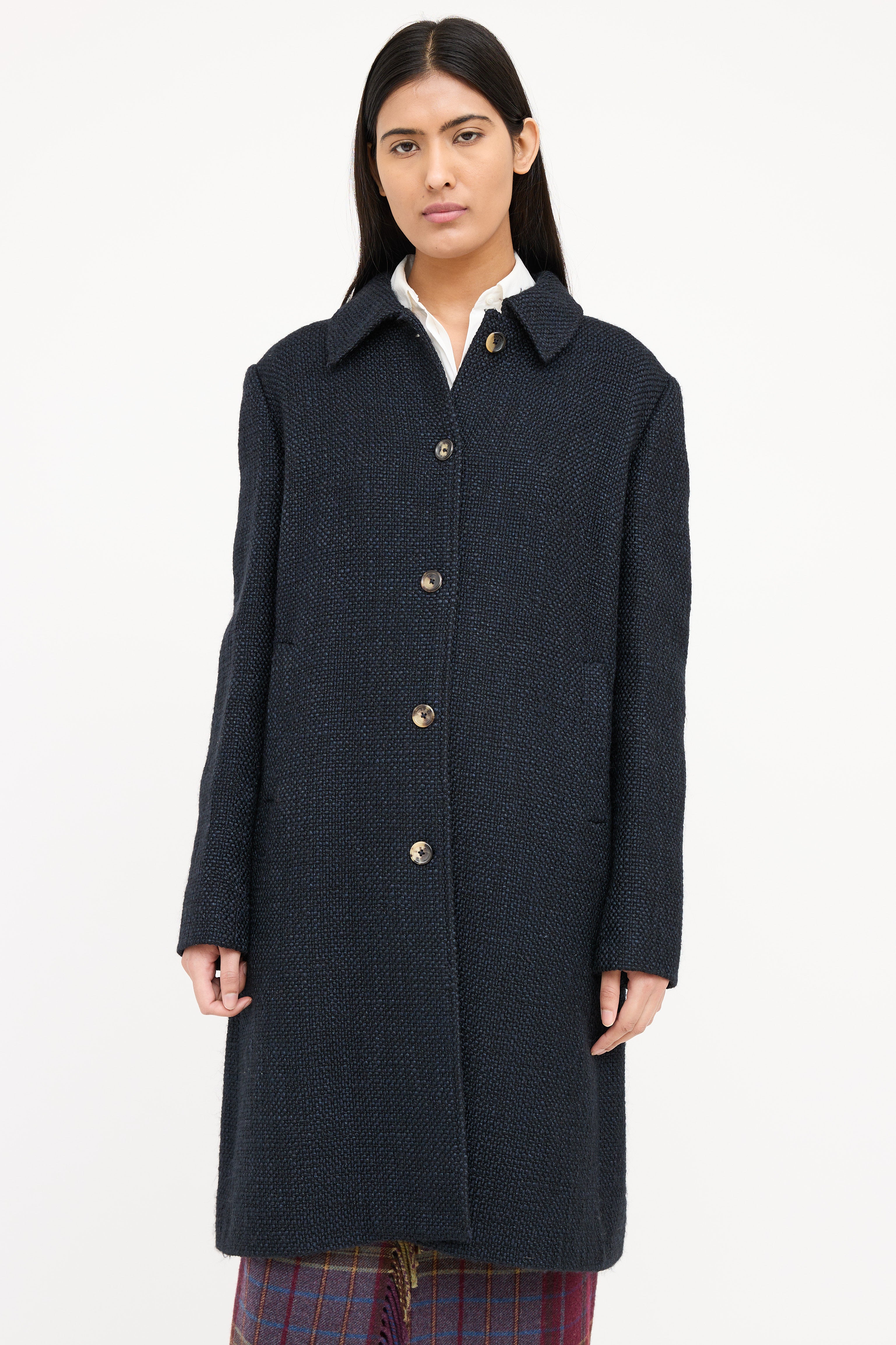 Burberry Wool Blend Coat