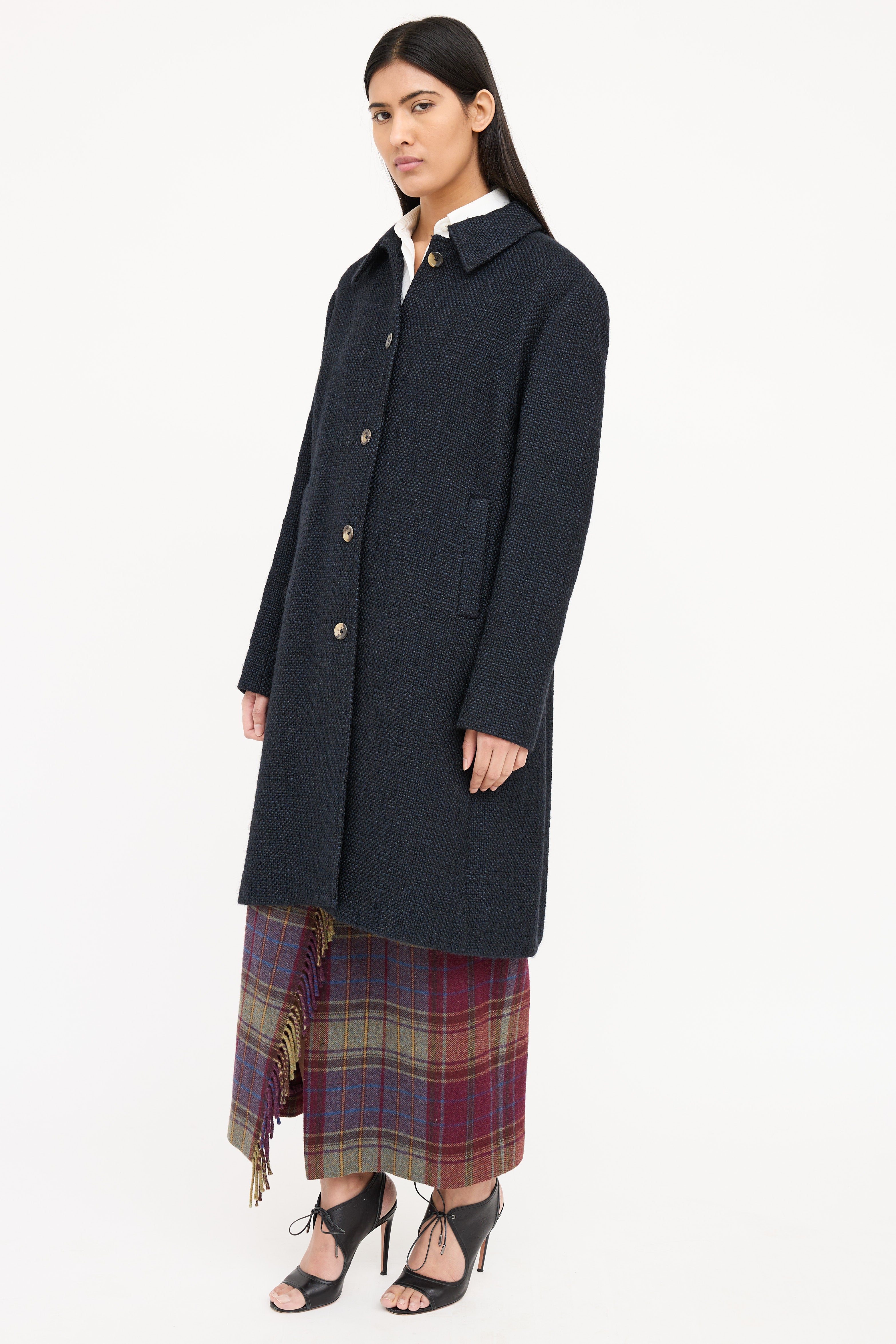 Burberry Wool Blend Coat
