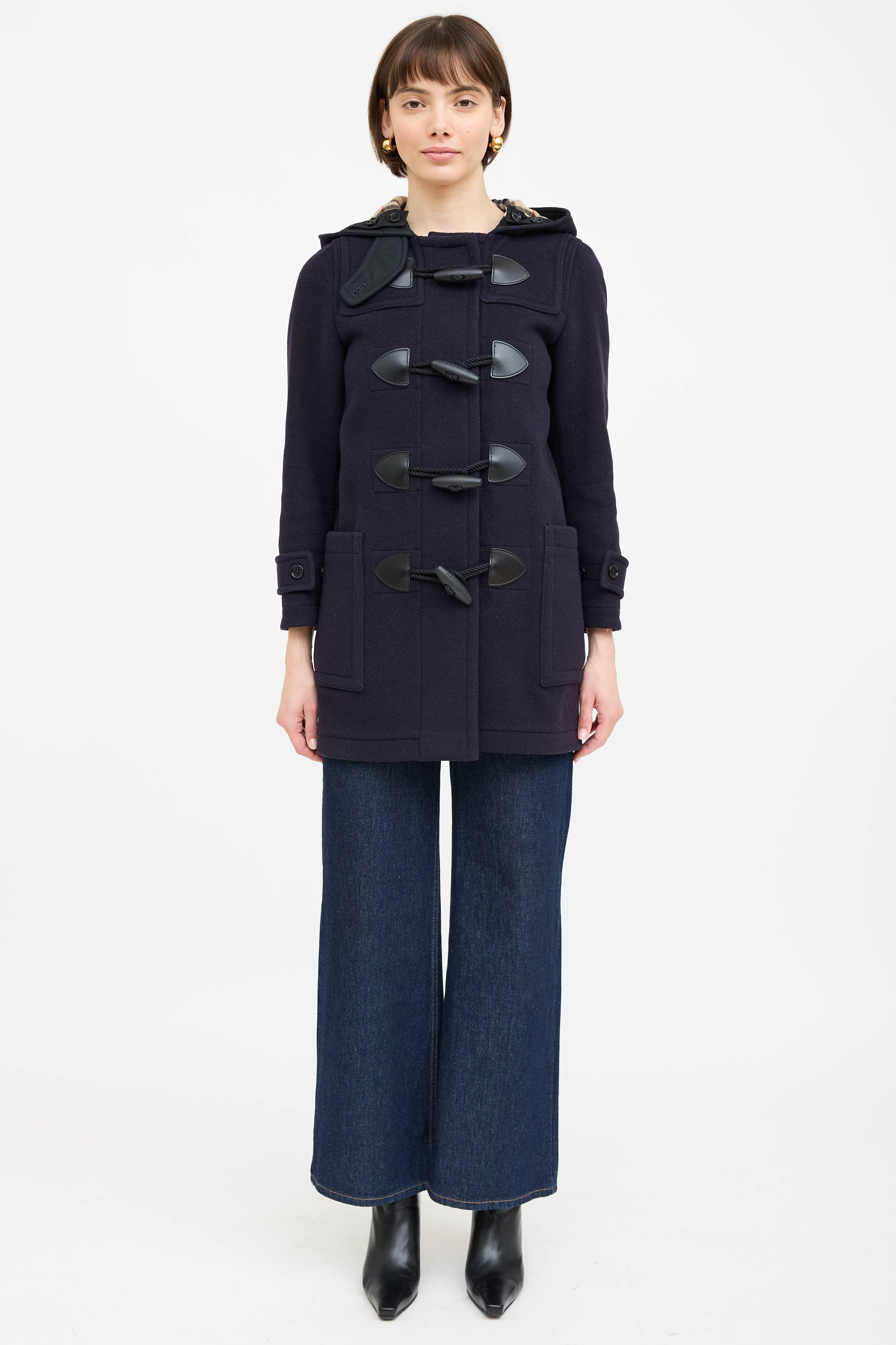 Burberry Wool Toggle Coat