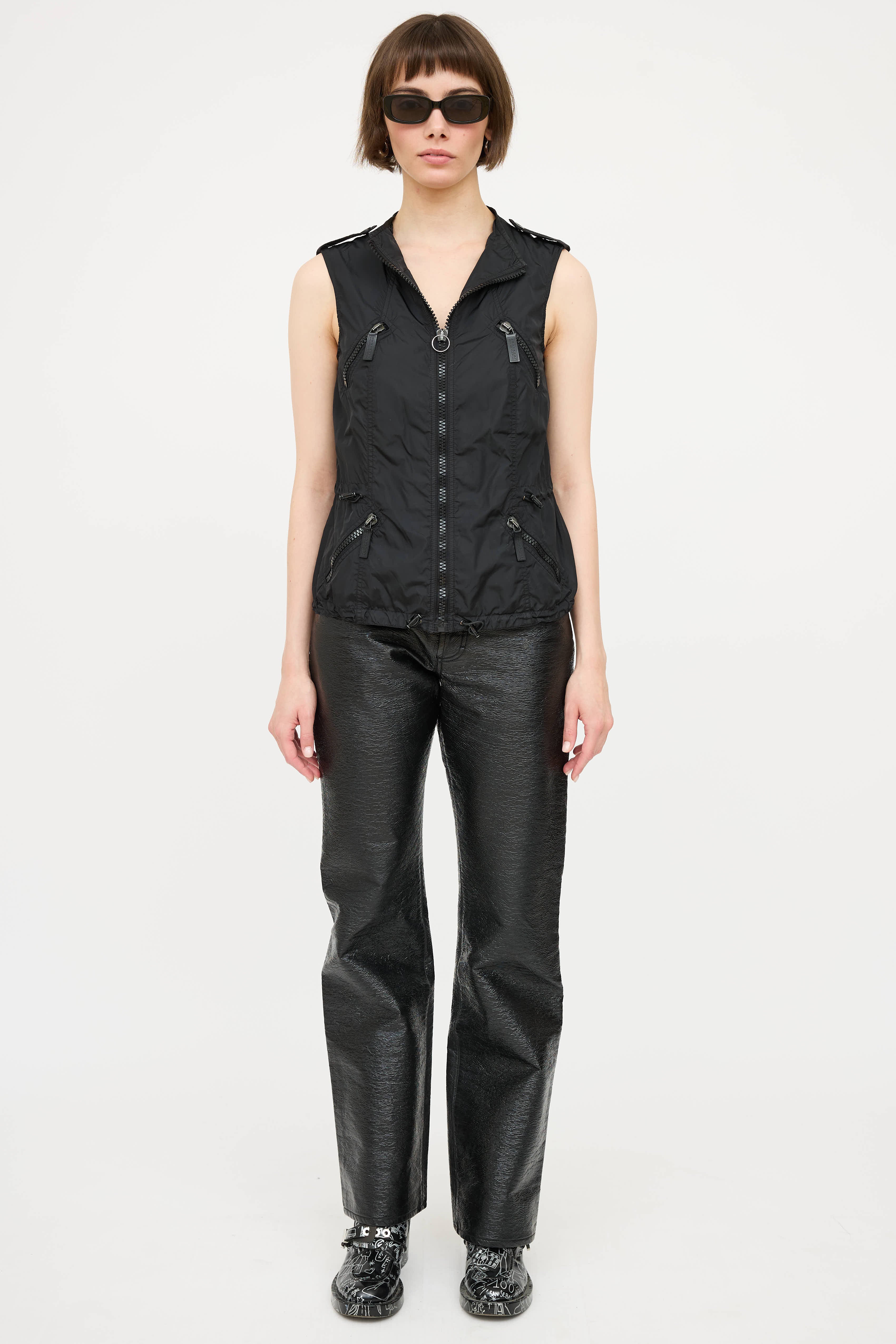 BurberryNylon Zip Vest