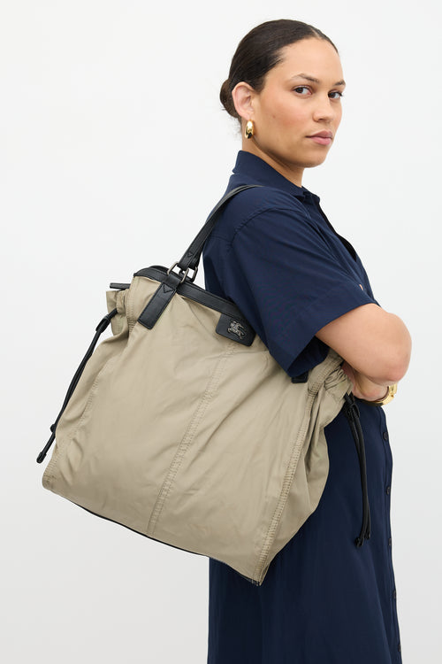 Burberry Nylon Tote Bag