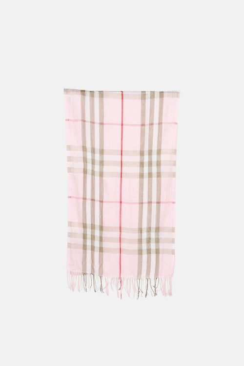 Burberry House Check Gauze Scarf