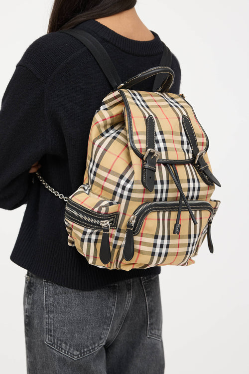 Burberry Nova Check Backpack