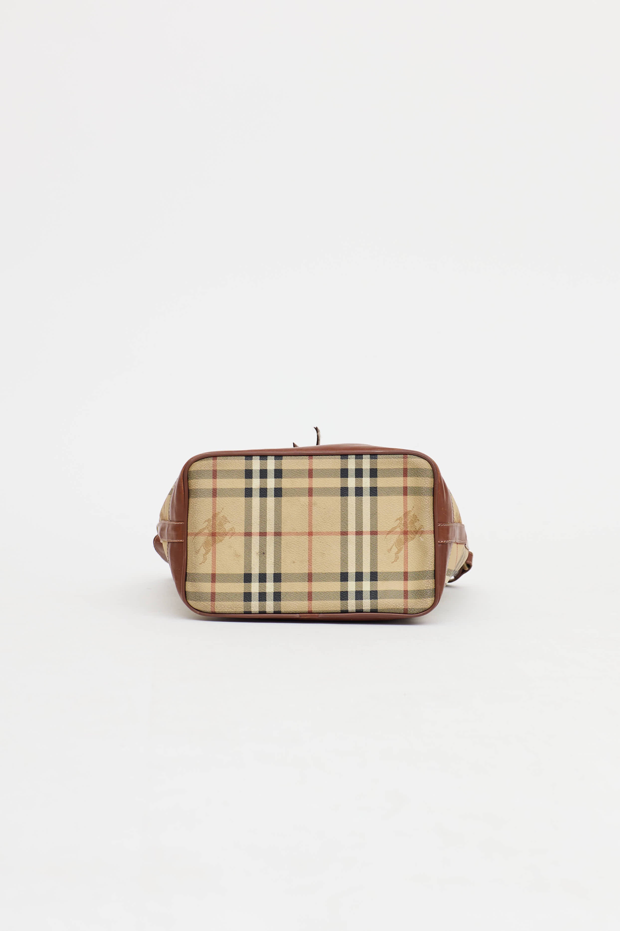 Burberry Haymarket Bucket Bag