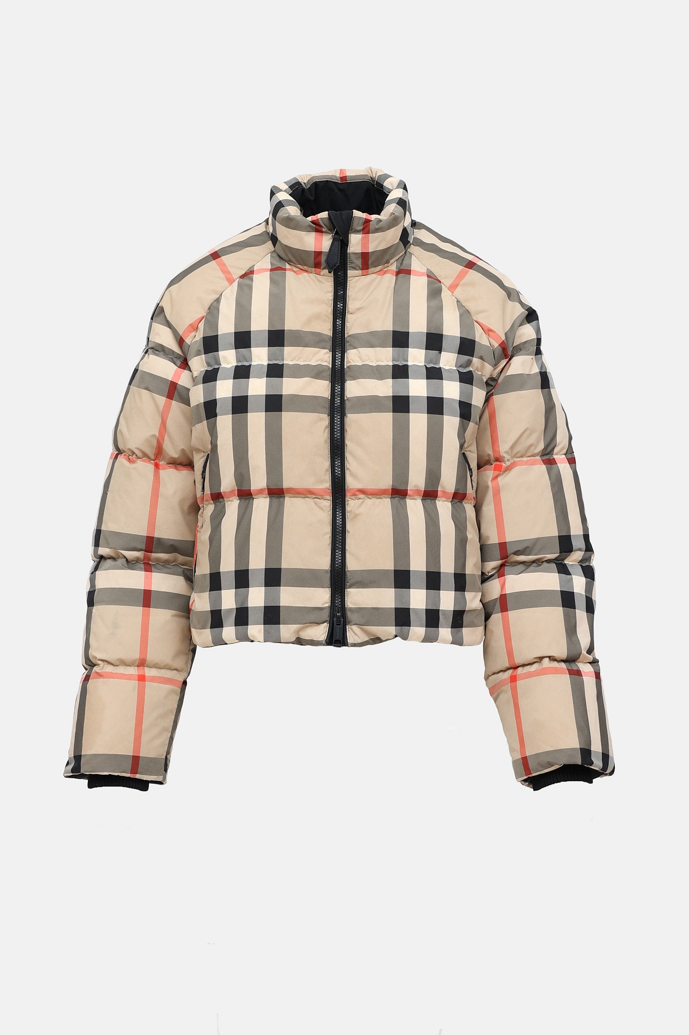 Burberry Check Puffer Jacket