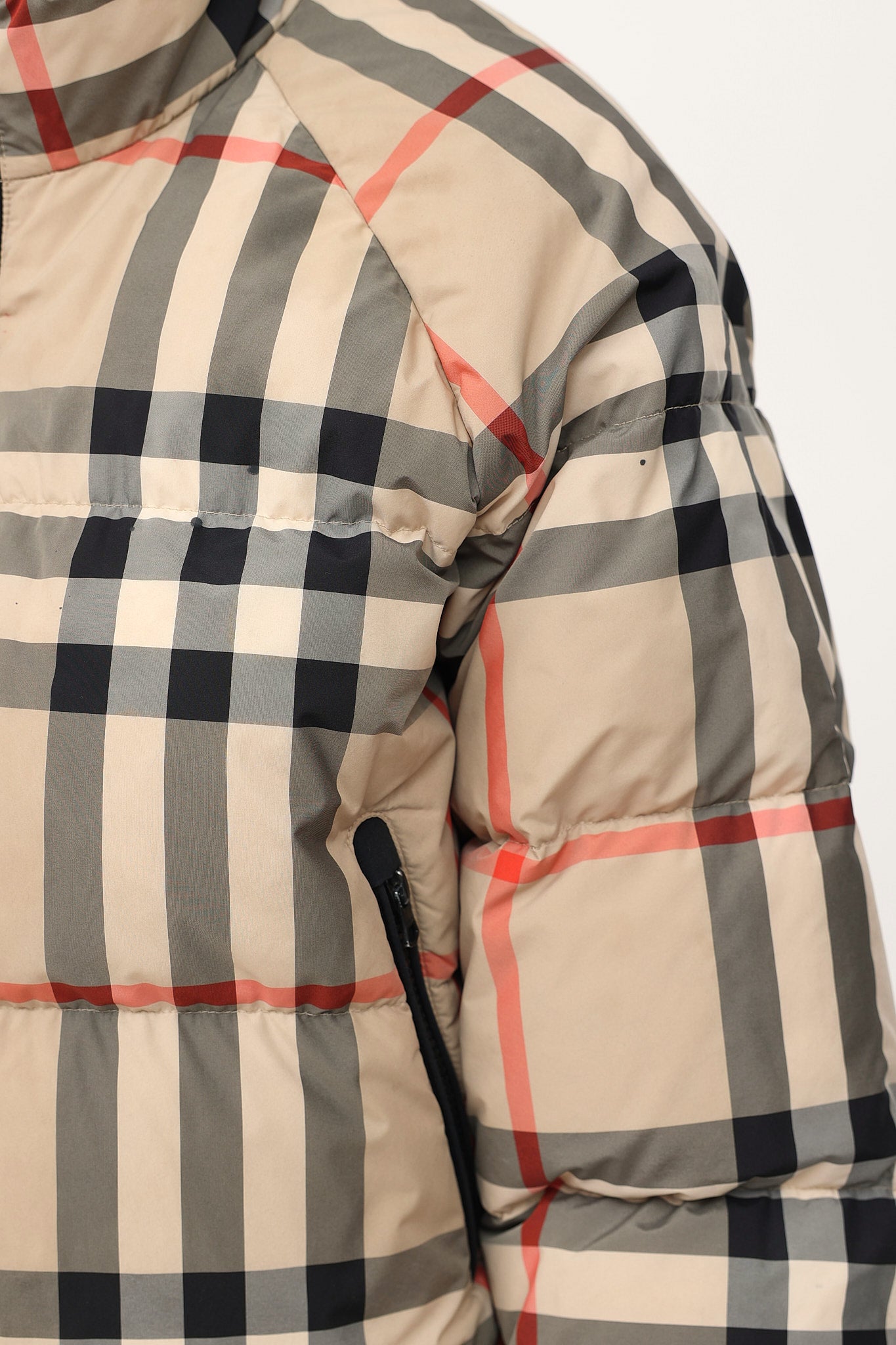 Burberry Check Puffer Jacket