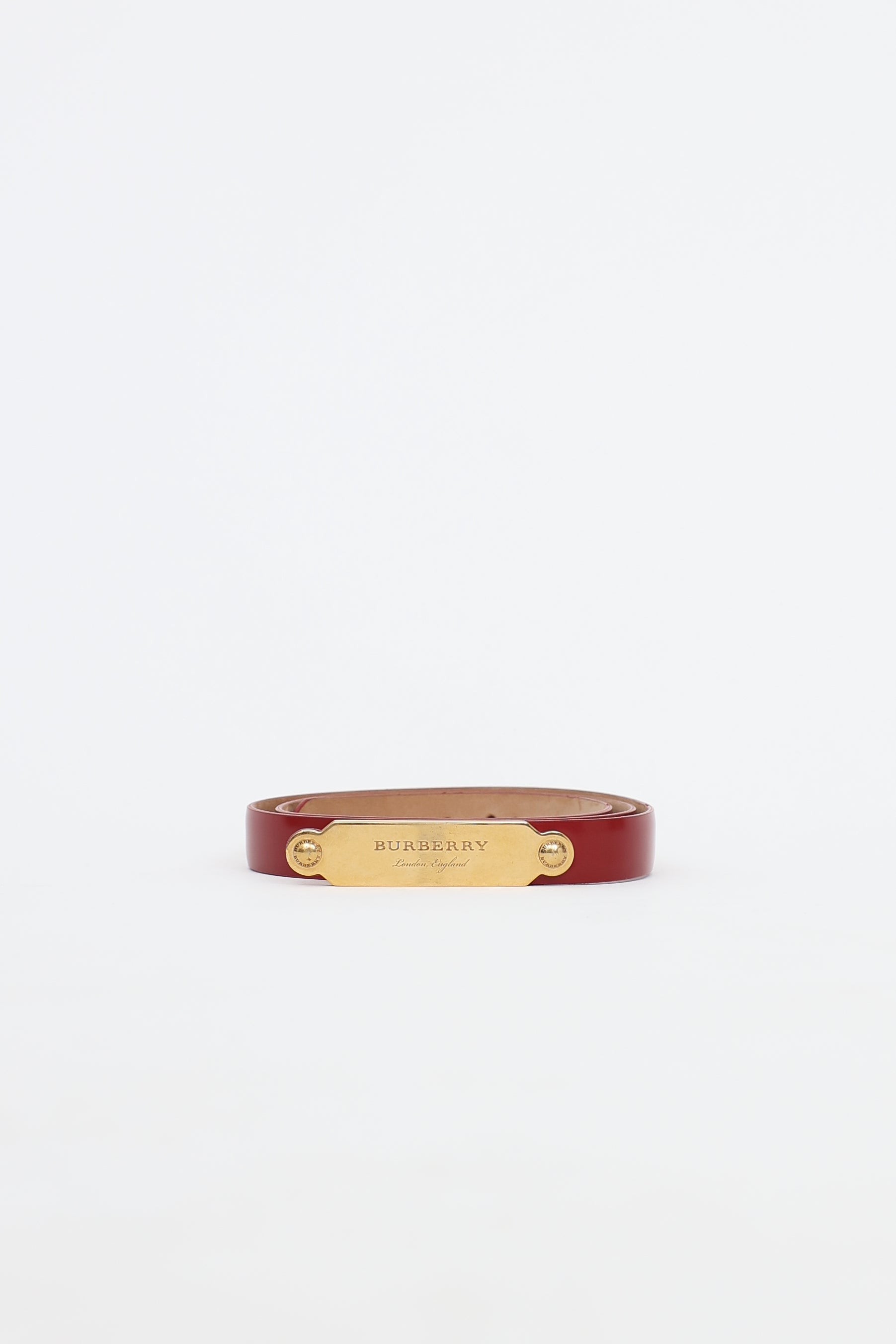 Leather Reese Slim Belt