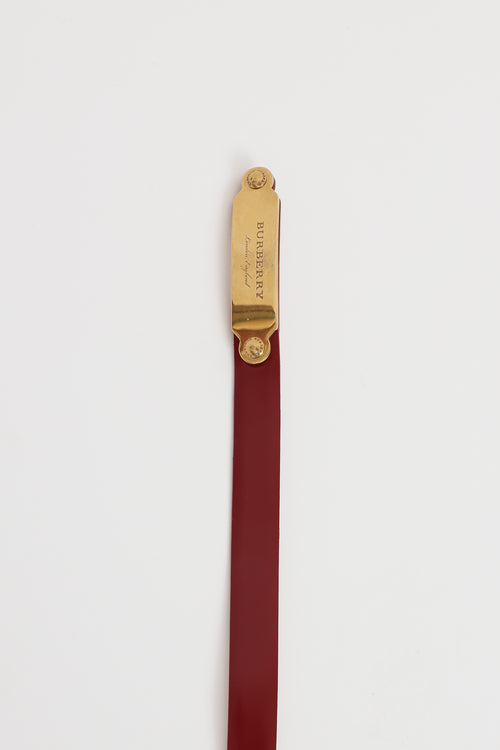 Leather Reese Slim Belt