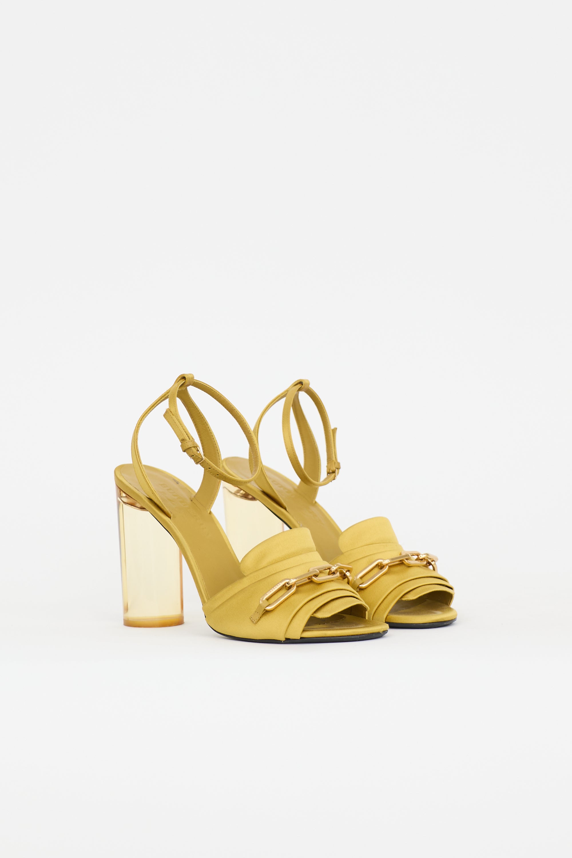 Burberry Satin Chain Sandal