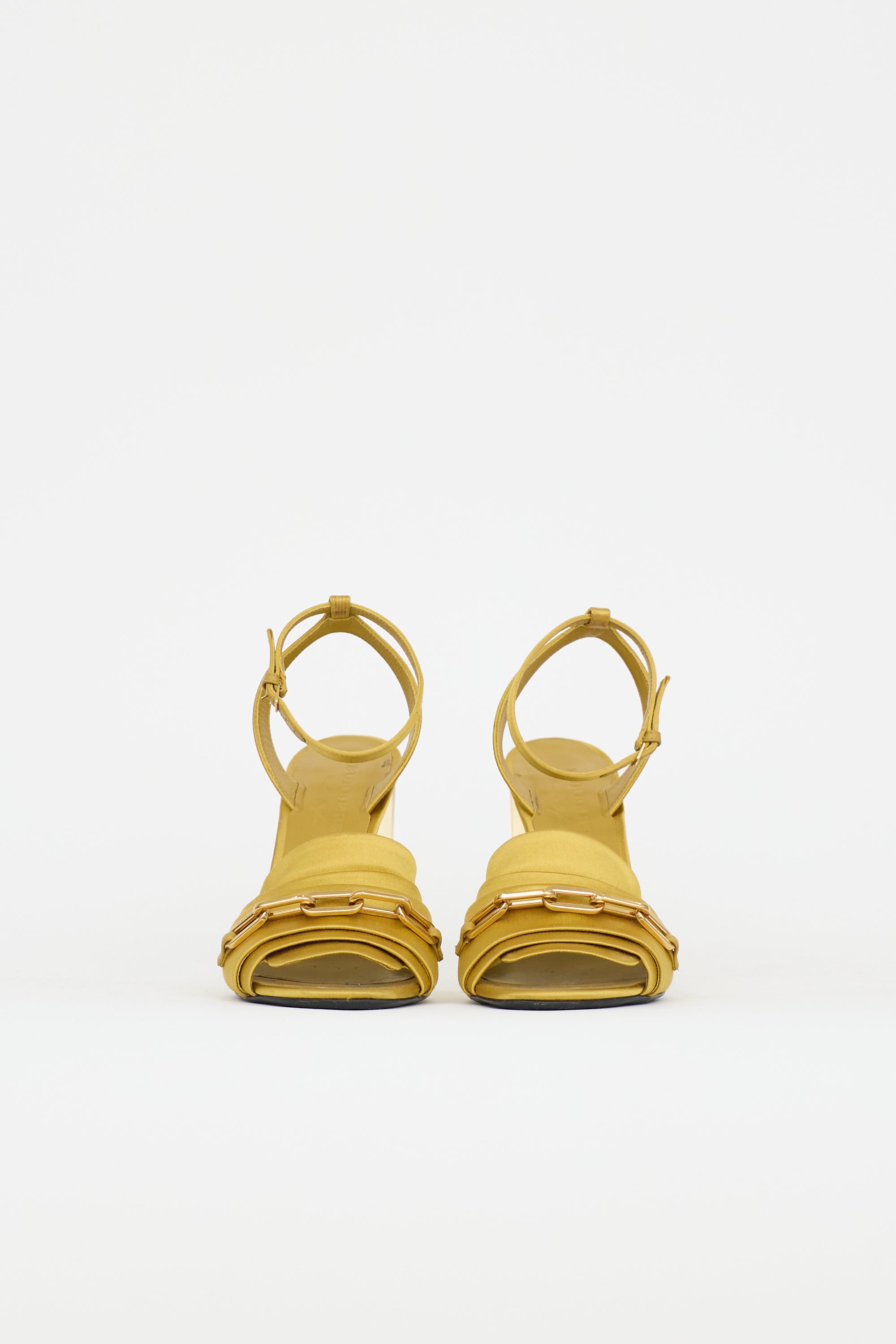 Burberry Satin Chain Sandal