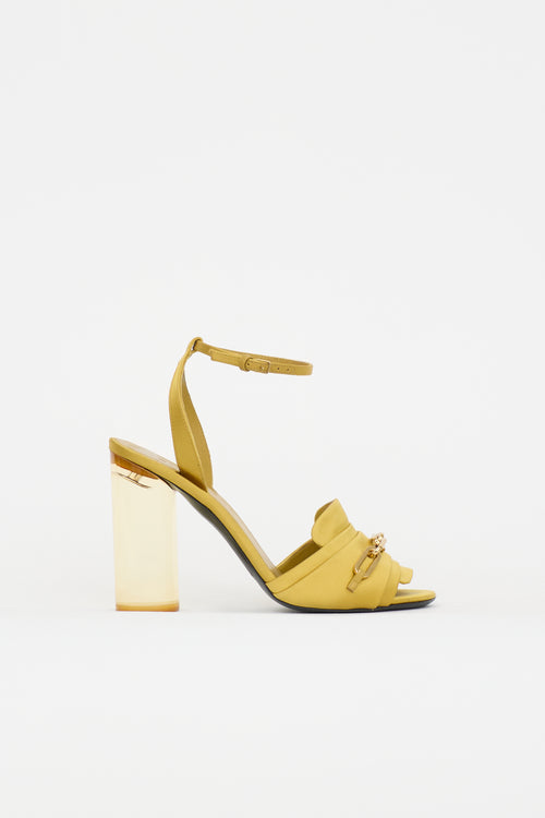 Burberry Satin Chain Sandal