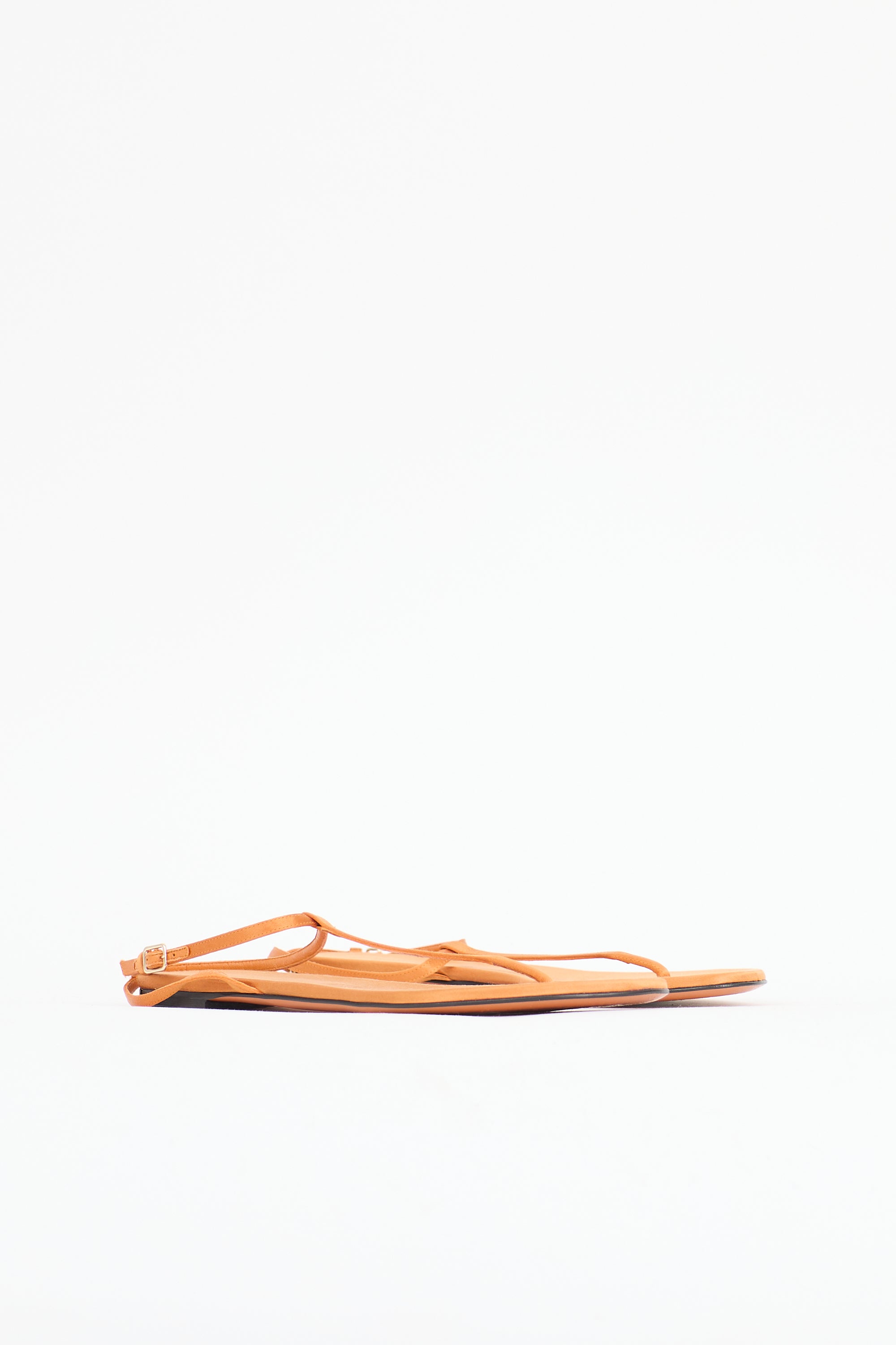Burberry Satin T-Strap Sandal