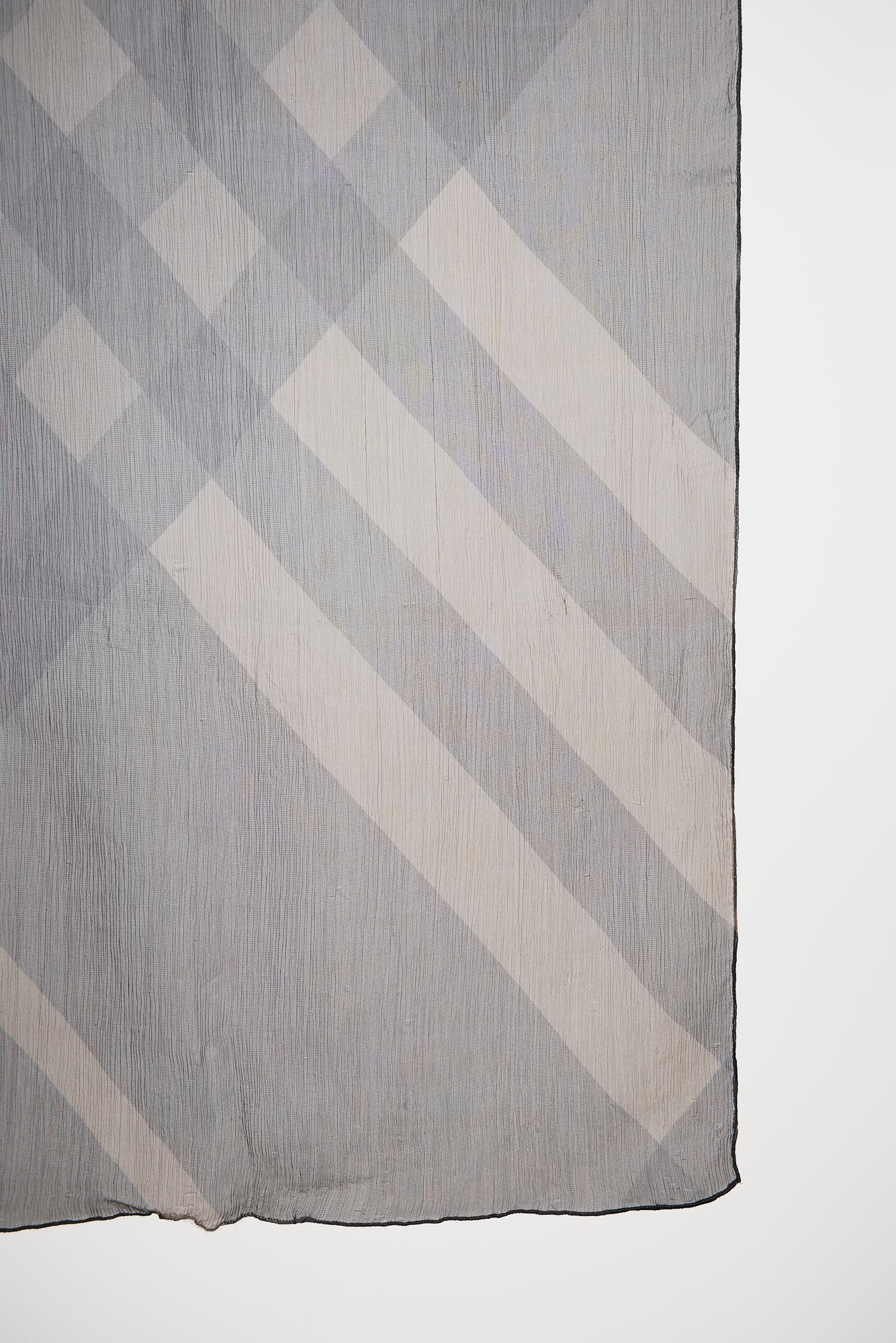 Burberry Chiffon Check Scarf