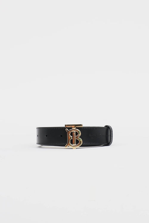 Burberry TB Check Reversible Belt