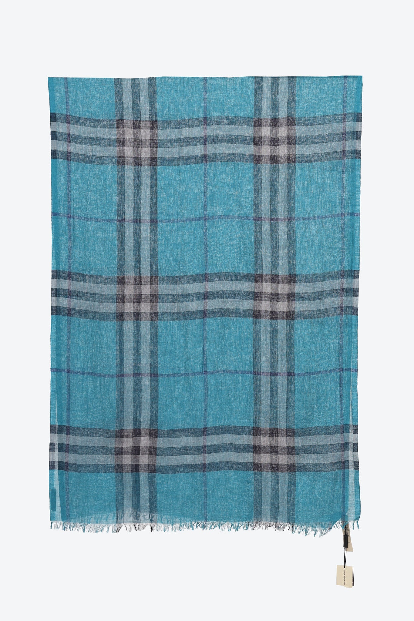 Burberry Wool & Silk Check Scarf