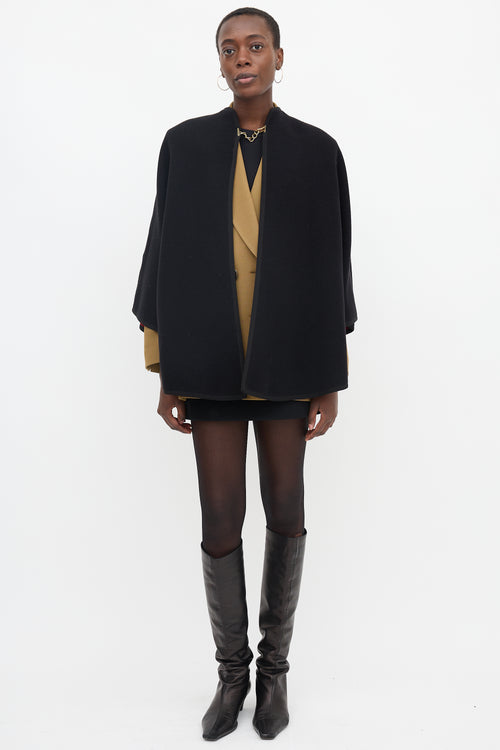 Burberry Wool Embellished Cape