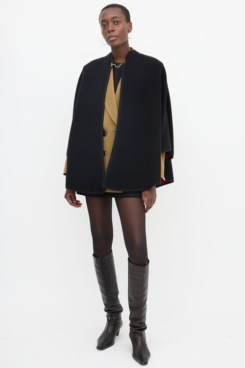 Burberry Wool Embellished Cape