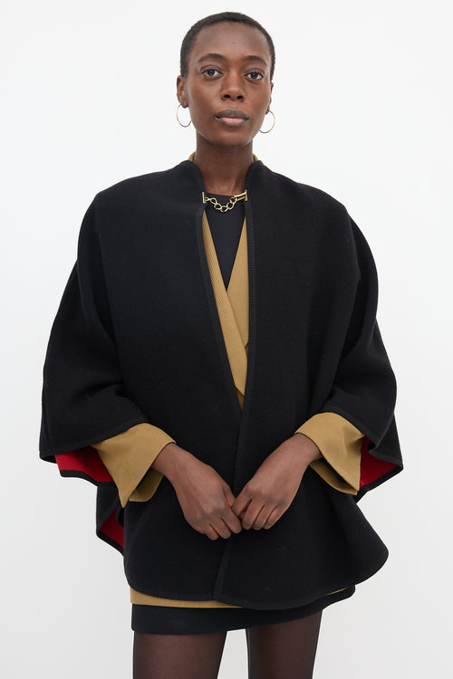 Burberry Wool Embellished Cape