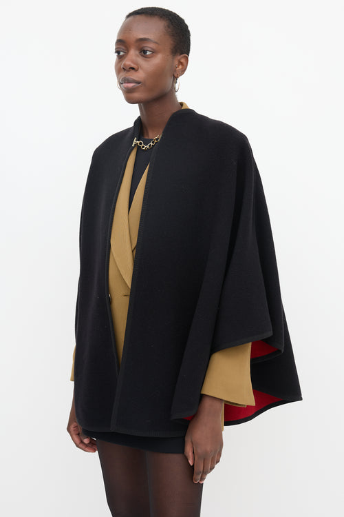Burberry Wool Embellished Cape