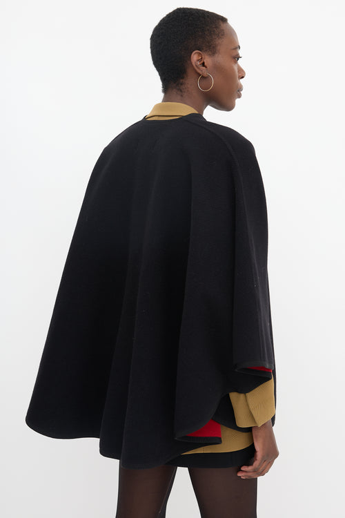 Burberry Wool Embellished Cape