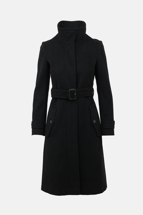 Burberry Wool & Cashmere Pea Coat