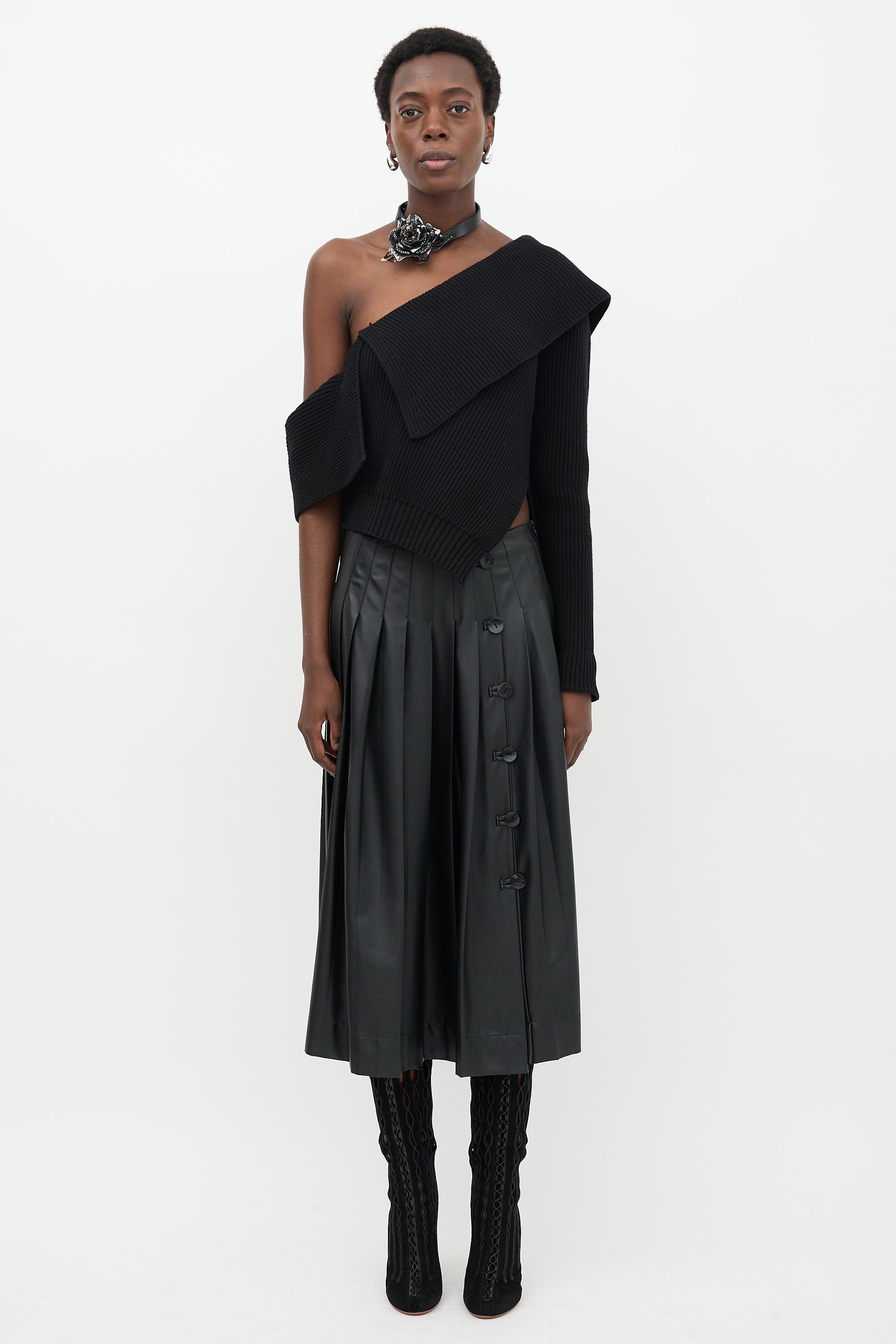 Burberry Wool Asymmetric Sweater