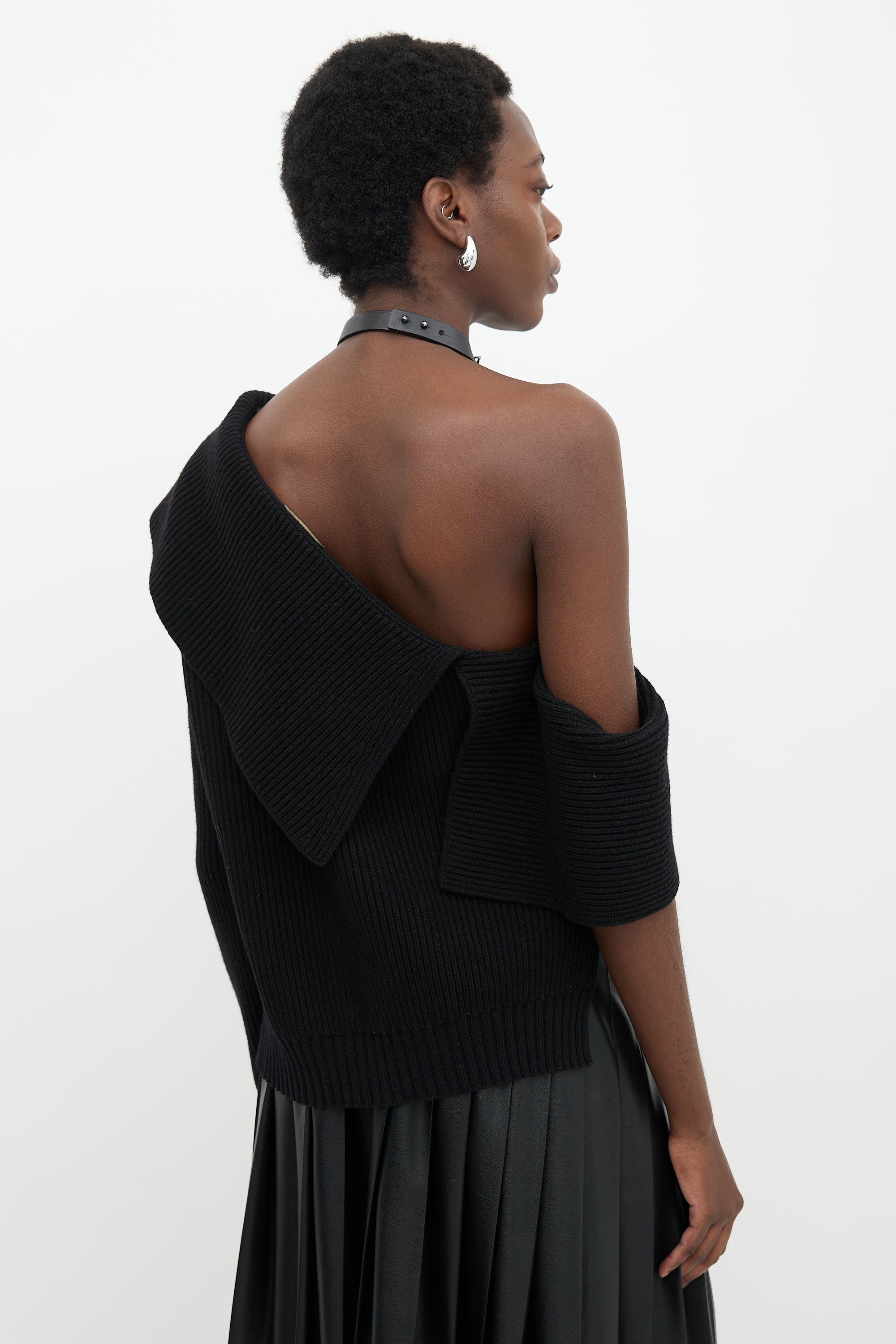 Burberry Wool Asymmetric Sweater