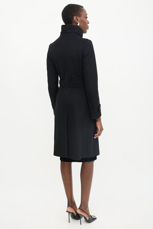 Burberry Wool Concealed Button Coat