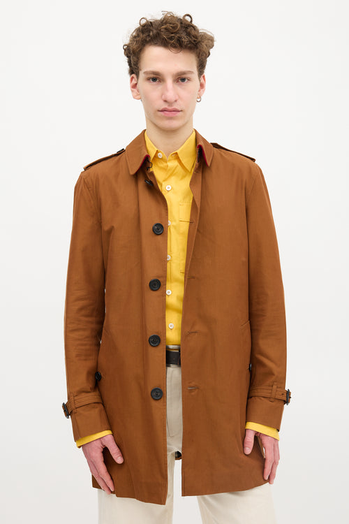 Burberry Wool Lined Trench Coat