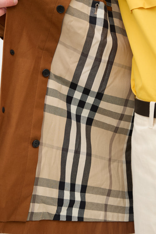 Burberry Wool Lined Trench Coat