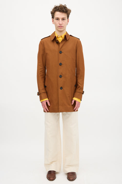 Burberry Wool Lined Trench Coat