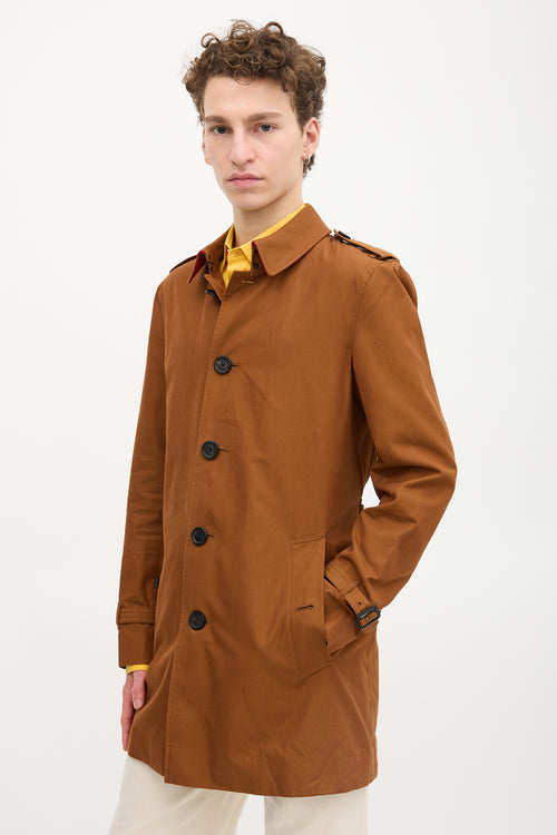 Burberry Wool Lined Trench Coat