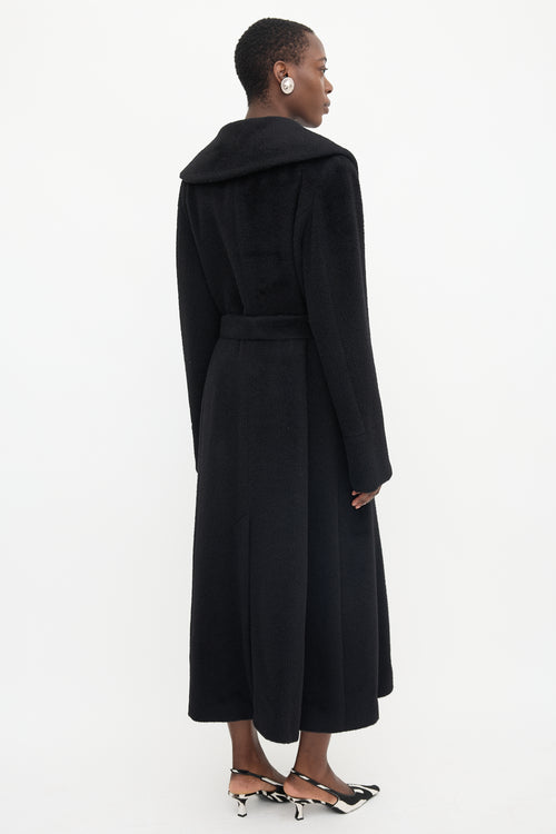 Burberry Wool Shawl Belted Coat