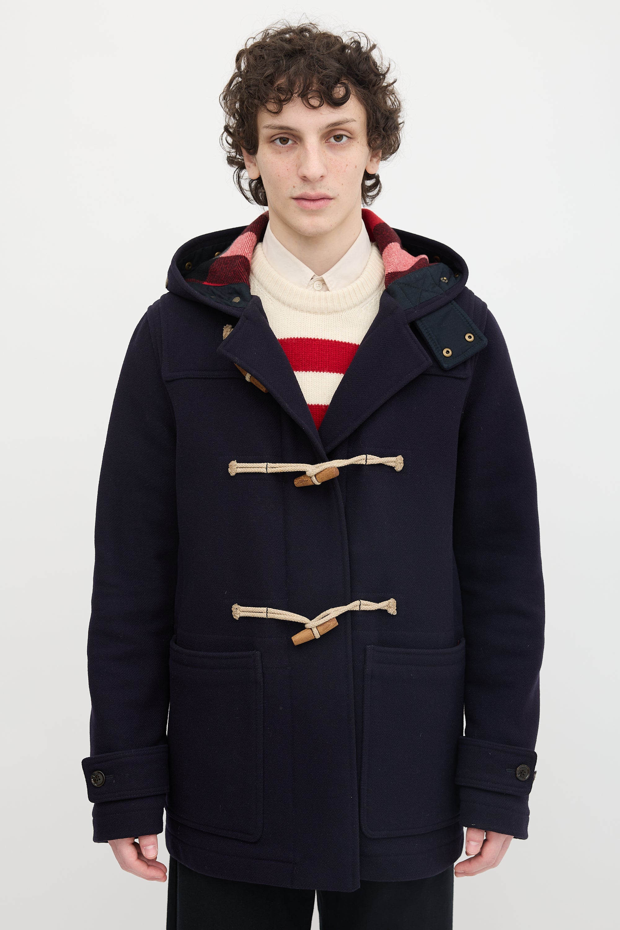 Burberry Wool Toggle Coat