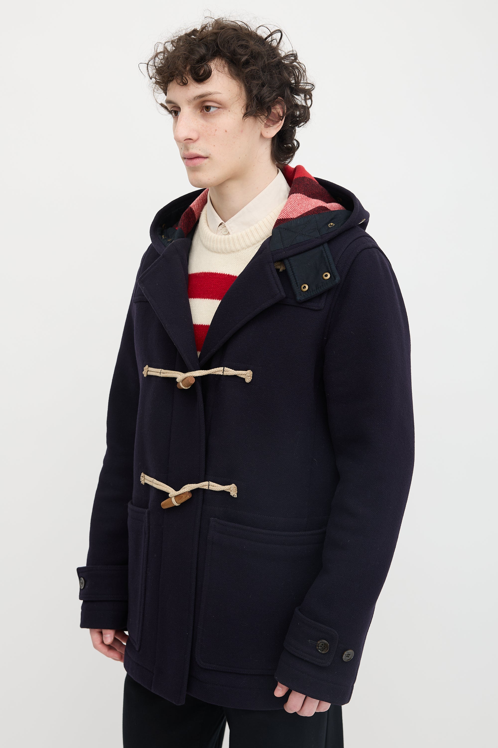 Burberry Wool Toggle Coat