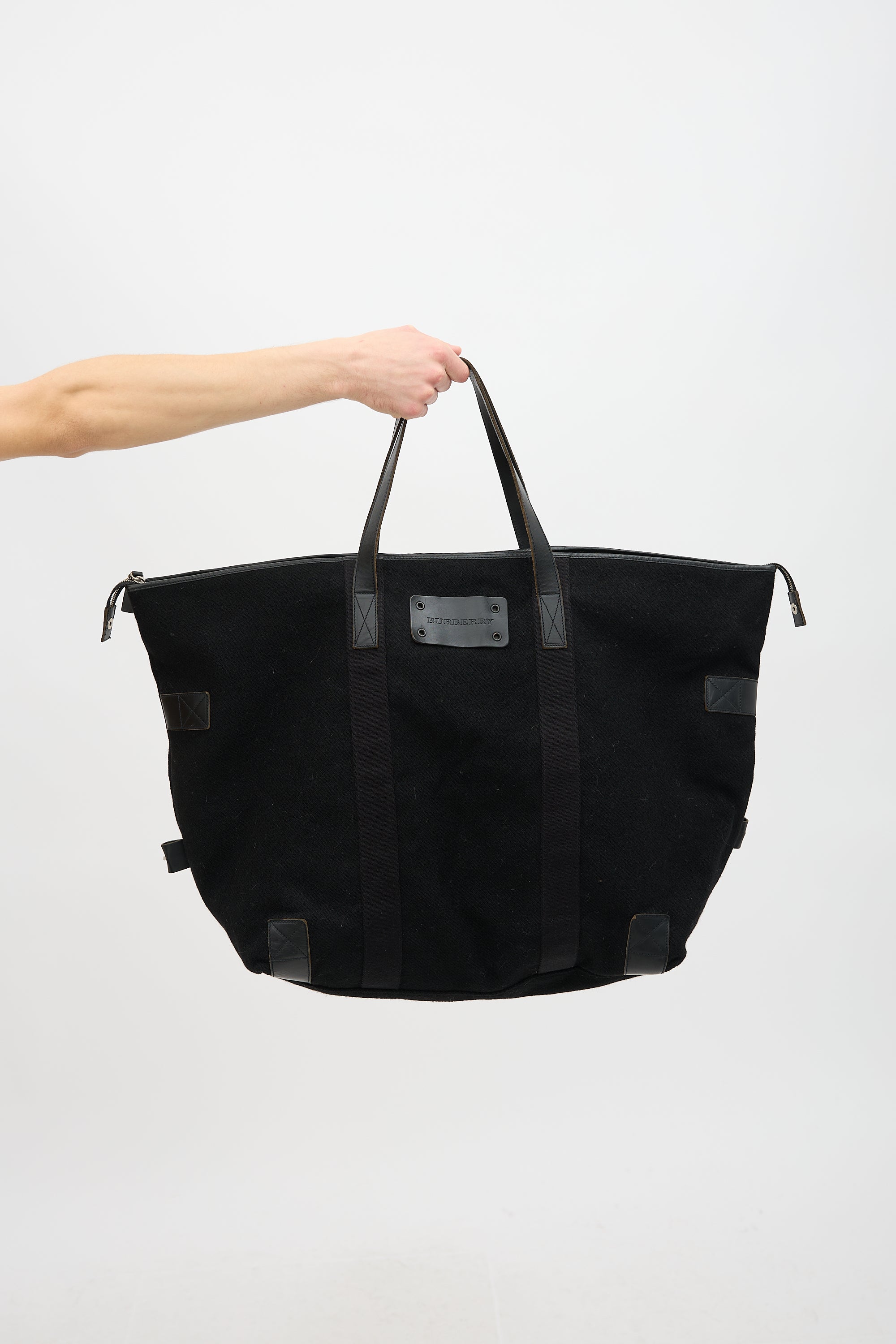 Burberry Wool Weekender Bag
