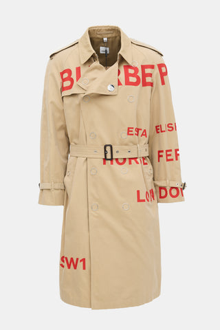 Burberry X Gosha  Rubchinskiy 2018 Logo Trench Coat