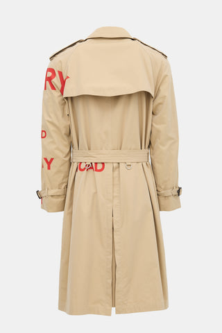 Burberry X Gosha  Rubchinskiy 2018 Logo Trench Coat