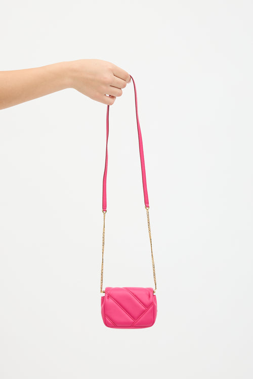 Bulgari Leather Serpenti Cabochon Micro Bag