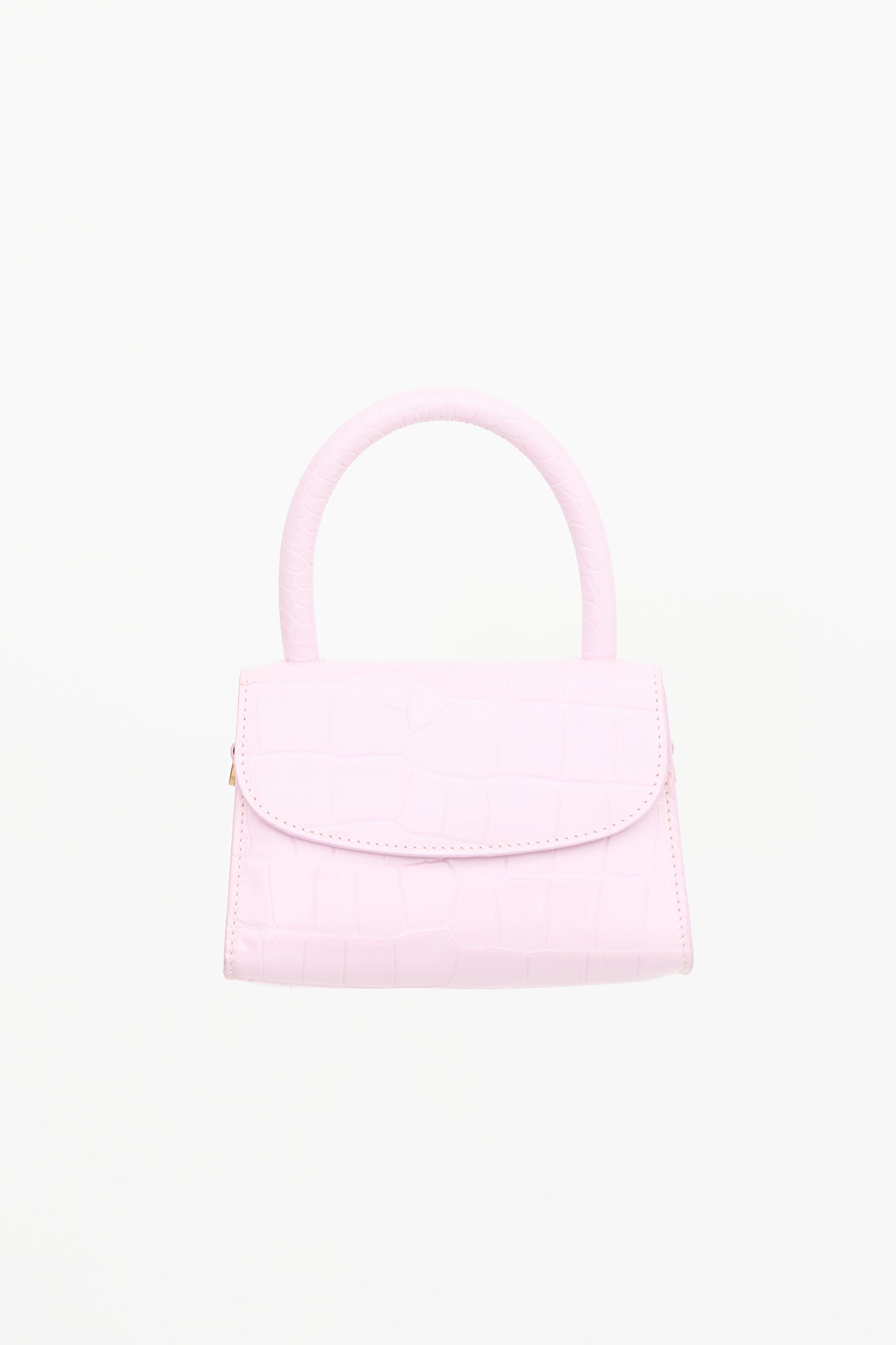 By Far Embossed Leather Mini Bag