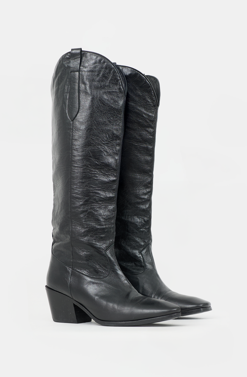 By Far Leather Willa Boot