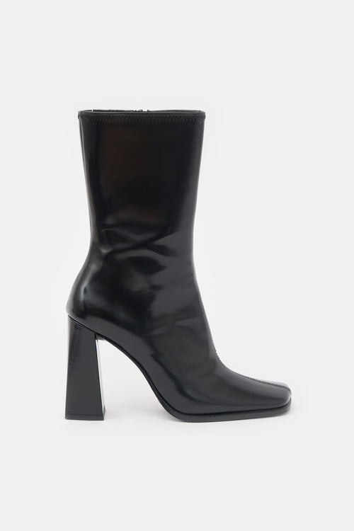 By Far Patent Linda Boot