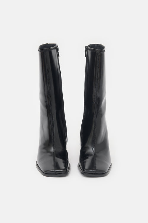 By Far Patent Linda Boot