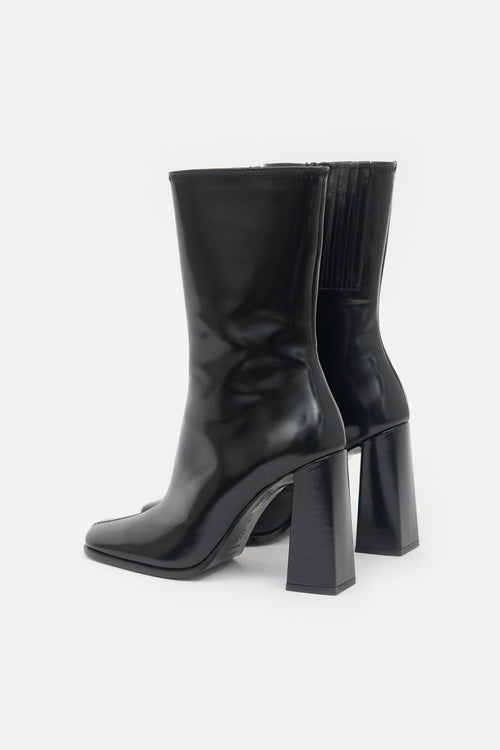 By Far Patent Linda Boot