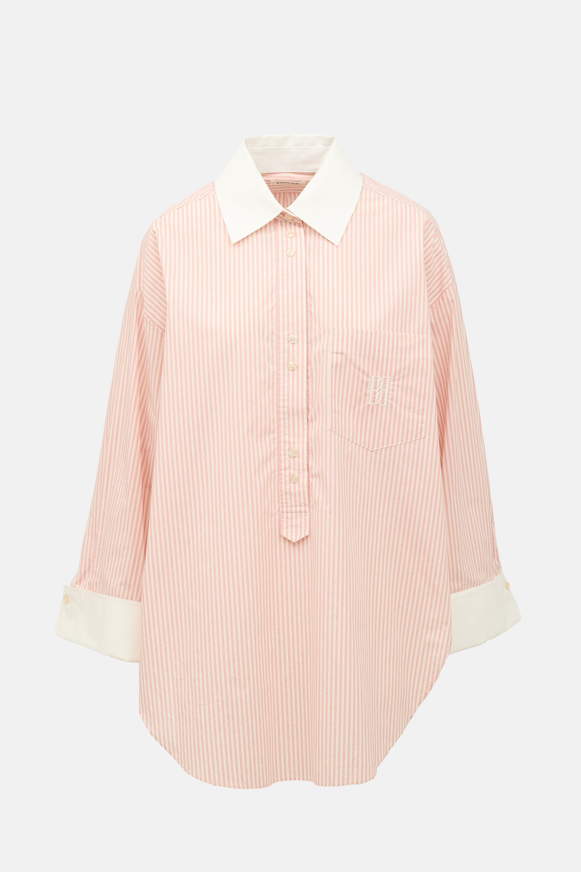 By Malene Birger Striped Maye Oversized Shirt