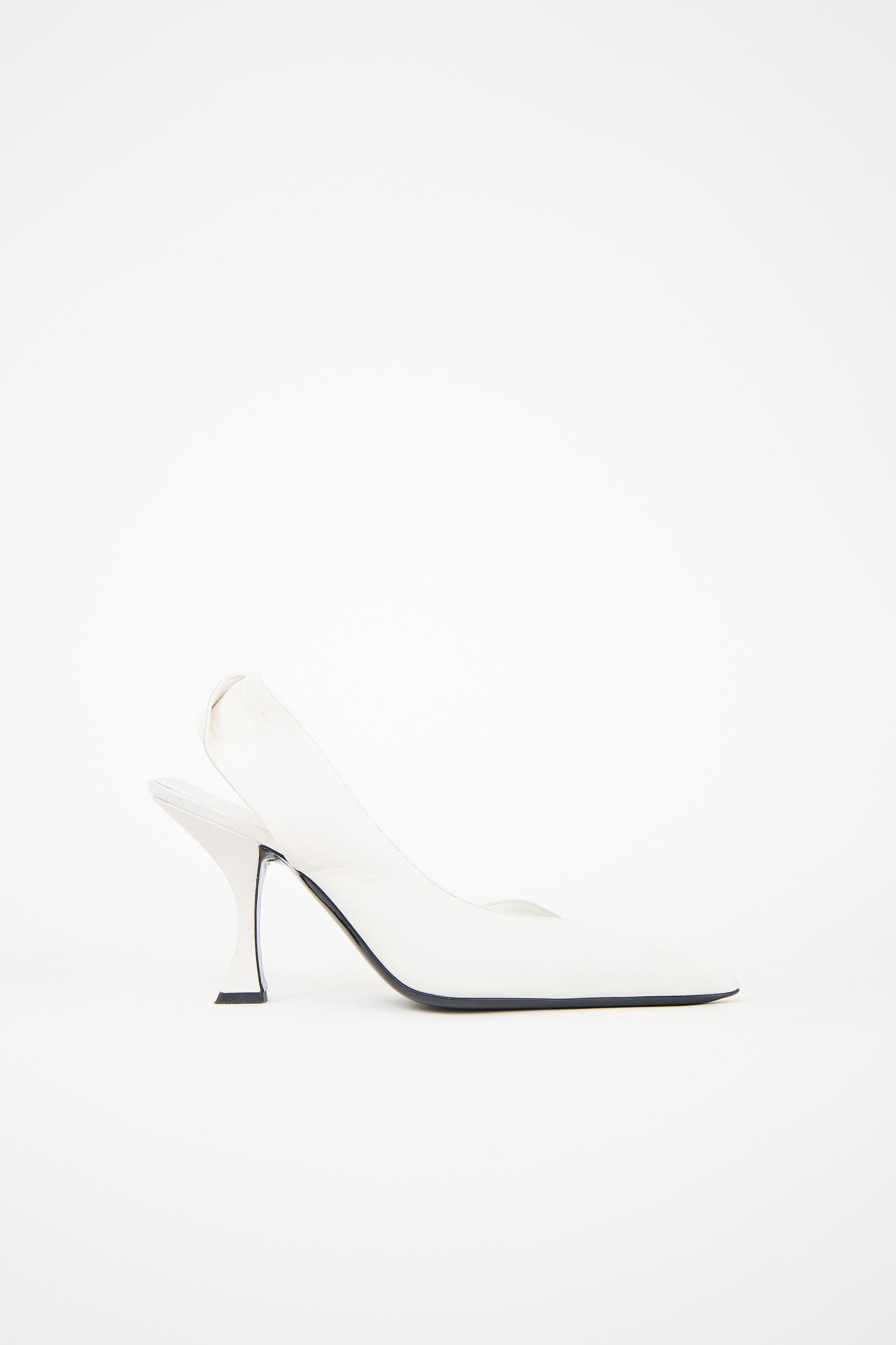 By Far Leather Yasha Pump
