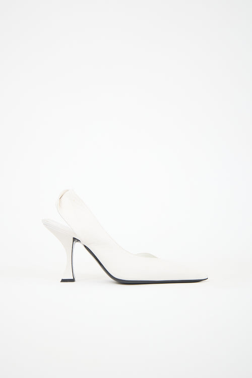 By Far Leather Yasha Pump