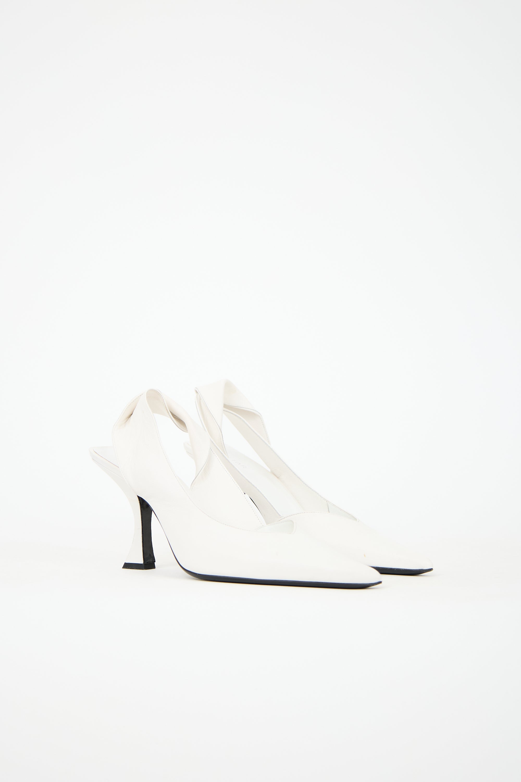 By Far Leather Yasha Pump