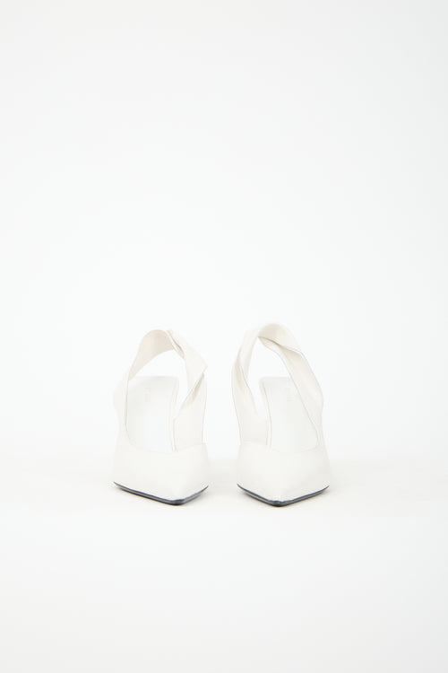 By Far Leather Yasha Pump